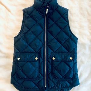 J CREW Puffer Vest - Navy, NWOT